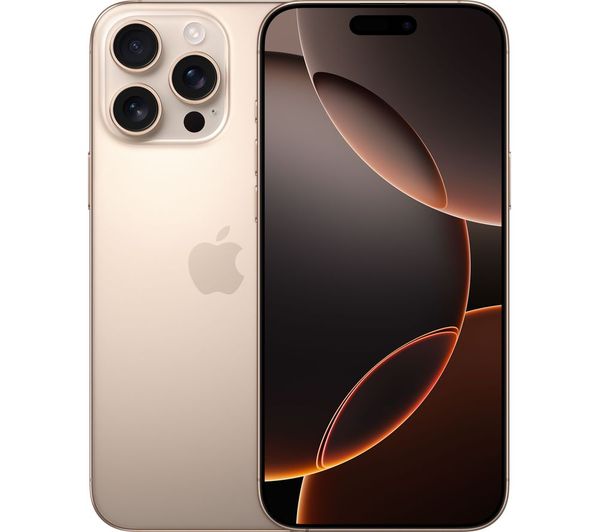Apple iPhone 16 Pro Max 256GB 5G SIM-Free Unlocked Smartphone Desert Titanium D